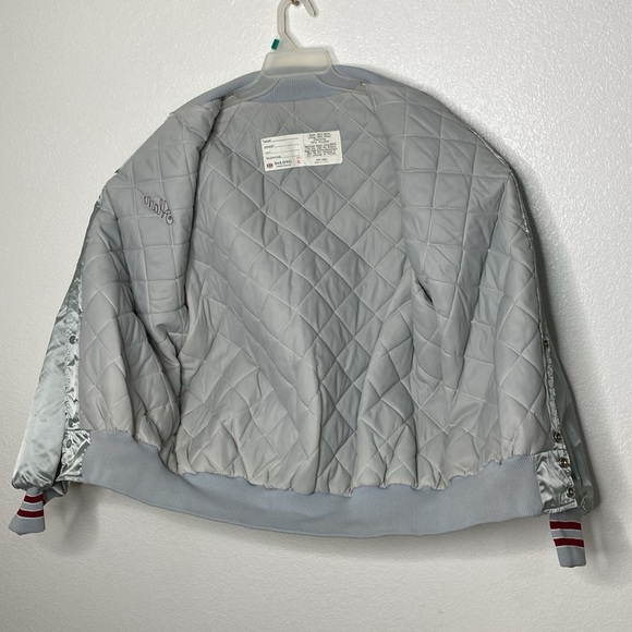 DeLong Men’s Vintage Nylon Bomber Jacket WPL 8936 NWOT - Picture 5 of 8